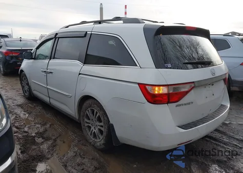 2011 Honda Odyssey Ex-L from USA, damaged, VIN 5FNRL5H60BB088265